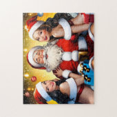 Bad Dirty Santa liefert Geschenke durch einen warm Puzzle (Vertikal)