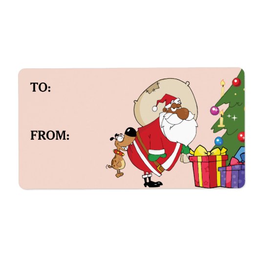 Bad Dog bites Schwarz-Weihnachtsschild (Vorne)