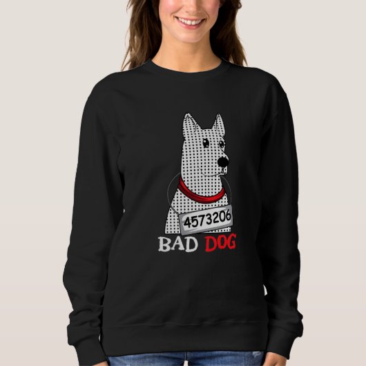 Bad Dog Coach oder Trainer Sweatshirt (Vorderseite)