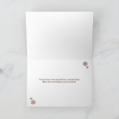 Bad Dog Weihnachtskarte Feiertagskarte (Innenseite)