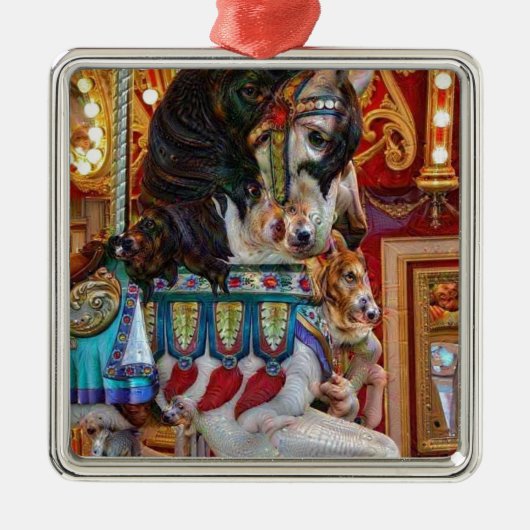 Bad Dream Ornament Aus Metall (Vorne)