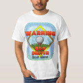 Bad Driver Golf T-Shirt (Vorderseite)