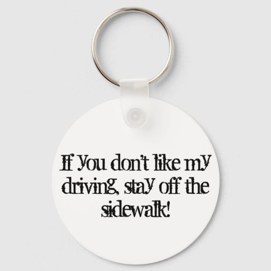 Bad Driver Schlüsselanhänger (Vorderseite)