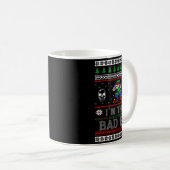 Bad Elf Ugly Christmas For Elves Lover Kaffeetasse (VorderseiteRechts)