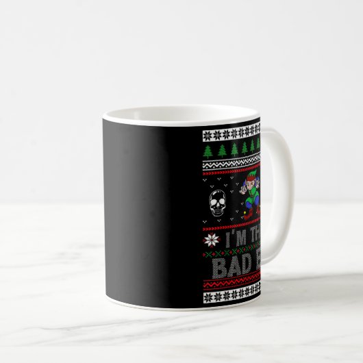 Bad Elf Ugly Christmas For Elves Lover Kaffeetasse (VorderseiteRechts)