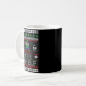 Bad Elf Ugly Christmas For Elves Lover  Kaffeetasse (Vorderseite Links)