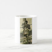 Bad England 1986 römisches Solider Statue1 Kaffeetasse (Mittel)