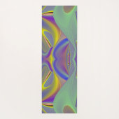 Bad Face, Abstrakte 3D-Regenbogenkunst Yogamatte (Rückseite)