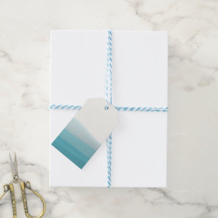 Bad-Färbungs-blaue Geschenk-Umbauten Geschenkanhänger