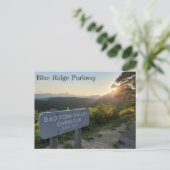 Bad Fork Valley Blick auf Sunset Postkarte (Stehend Vorderseite)