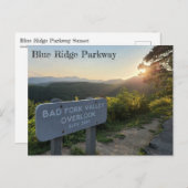 Bad Fork Valley Blick auf Sunset Postkarte (Vorne/Hinten)