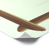 Bad Gastein Austria Snowboarding Poster (Ecke)