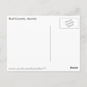 Bad Gastein, Österreich Postkarte (Rückseite)