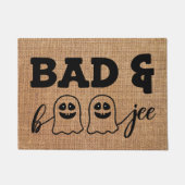 Bad-Ghost-Boujee HerbstHalloween Fußmatte (Vorderseite)