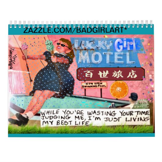Bad Girl Art Kalender (Rückseite)