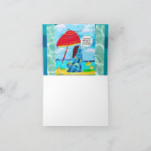 BAD GIRL ART MERMAID NOTECARD KARTE (Innenseite)