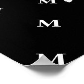 Bad Girl Beauty Gold Lips Personalisiert Poster (Ecke)