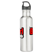 Bad Girl Edelstahlflasche (Rückseite)