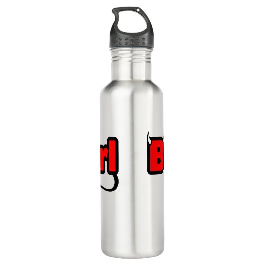 Bad Girl Edelstahlflasche (Rückseite)