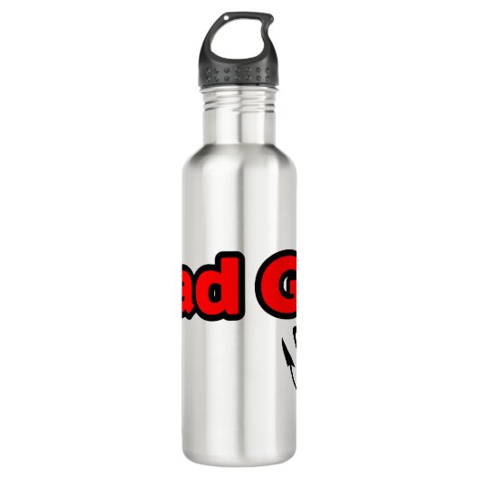 Bad Girl Edelstahlflasche (Vorderseite)