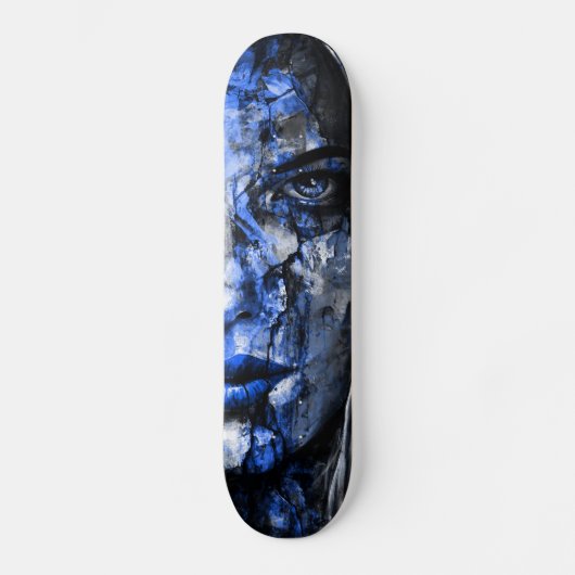 Bad Girl-Gesicht Skateboard (Vorderseite)