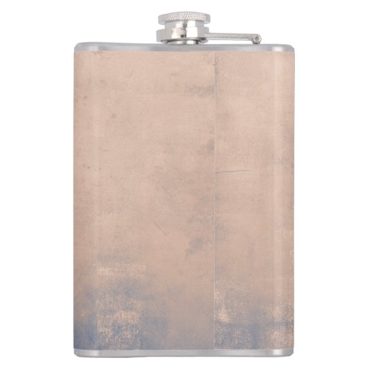 Bad Girl rustikale Bürste Ihr Name Flachmann (Rückseite)