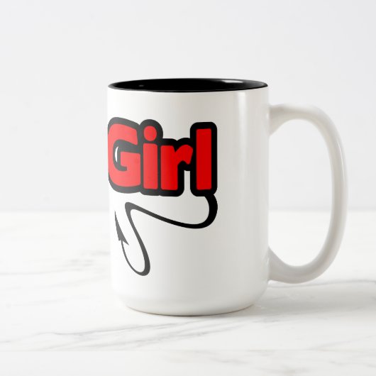 Bad Girl Zweifarbige Tasse (Rechts)