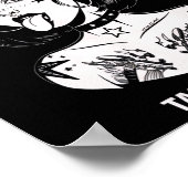 Bad Girls Geschmack Better Tattoo Devil Halloween Poster (Ecke)