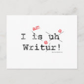 Bad Grammer Postkarte (Vorderseite)