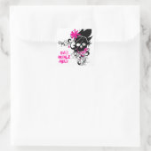 Bad Gurlz Rule Square Sticker (Tasche)