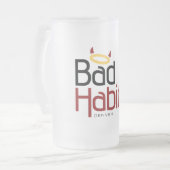 Bad Habits Denver Beer Tasse (Farbe) (Vorderseite Links)
