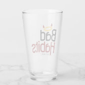 Bad Habits Denver Classic Pint Glass (Farbe) Glas (Rückseite)