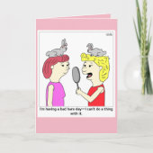 Bad Hair - Bad Hare Day Karte (Vorderseite)