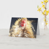 Bad Hair Day Karte (Gelbe Blume)