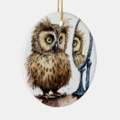 Bad Hair Day Keramik Ornament (Rechts)