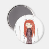 Bad Hair Day Magnet (Vorderseite/Rückseite)