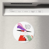 "Bad Hair Day" Magnet (In Situ (Geschirrspüler))