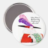 "Bad Hair Day" Magnet (Vorderseite/Rückseite)