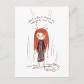 Bad Hair Day Postcard Postkarte (Vorderseite)