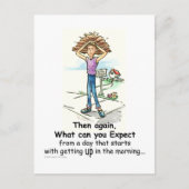 Bad Hair Day Postkarte (Vorderseite)