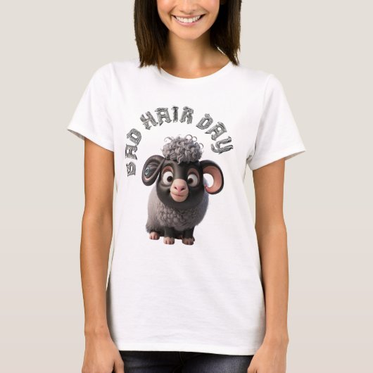 Bad Hair Day Women's Basic T - Shirt (Vorderseite)