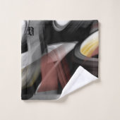 Bad Handtuch Set Abstrakt Trend Räume Ausstattung (Waschlappen)