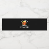 Bad Happen Halloween lustige Trumpkin für deinen F Wasserflaschenetikett (Einzelnes Label)