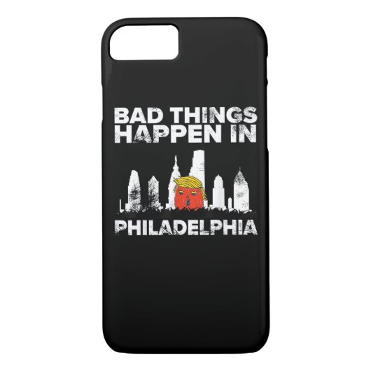 Bad Happen Philadelphia Halloween Spooky Trumpkin Case-Mate iPhone Hülle (Rückseite)
