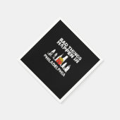 Bad Happen Philadelphia Halloween Spooky Trumpkin Serviette (Ecke)
