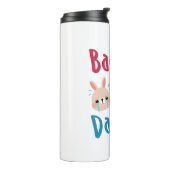 Bad Hare Day Funny Bunny Rabbit Kawaii Ostern Thermosbecher (Nach links gedreht)
