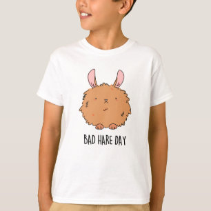 Bad Hare Day Funny Rabbit Pub T-Shirt