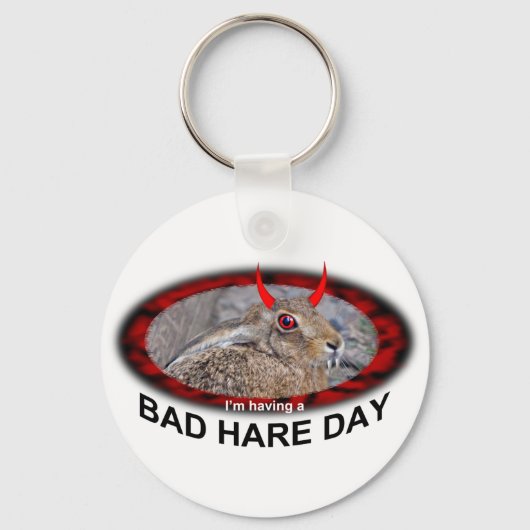Bad Hare Day Keyring Schlüsselanhänger (Vorderseite)