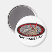 Bad Hare Day Magnet (Vorderseite/Rückseite)