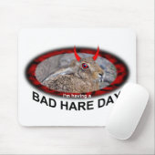 Bad Hare Day Mousemat Mousepad (Mit Mouse)